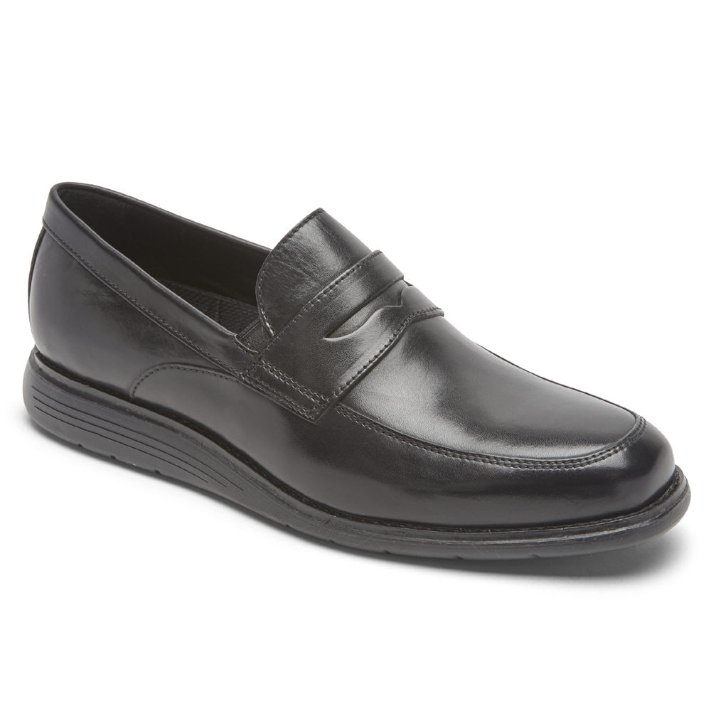 Rockport Dress Shoes For Mens Black - Total Motion Sport Penny - UI4319507